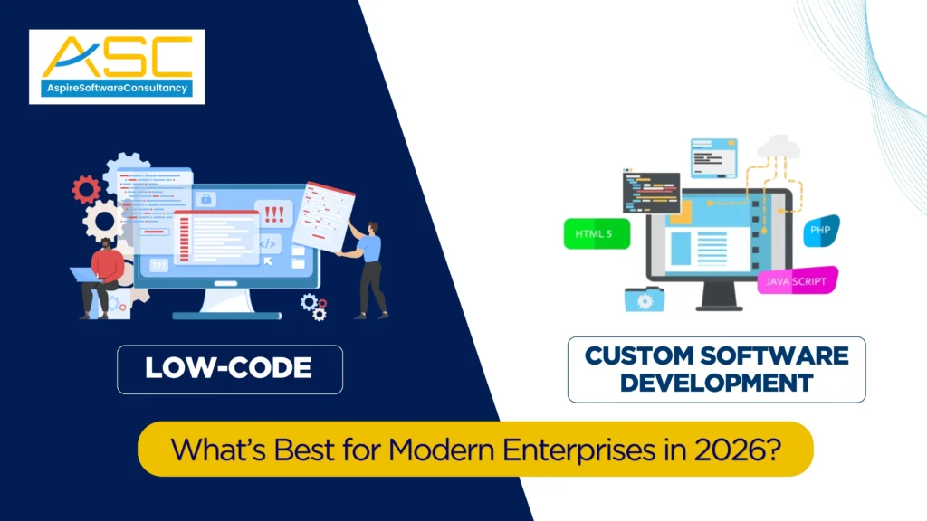 Low Code vs Custom Software Development: What’s Best for Modern Enterprises in 2026?