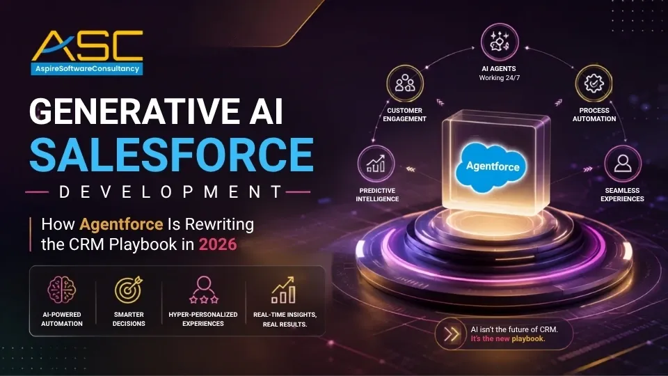 Generative AI Salesforce development with Agentforce rewriting the CRM playbook in 2026