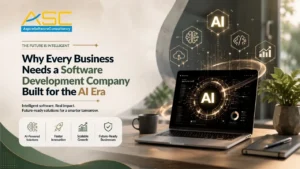 Software development company building AI-powered solutions for future-ready businesses
