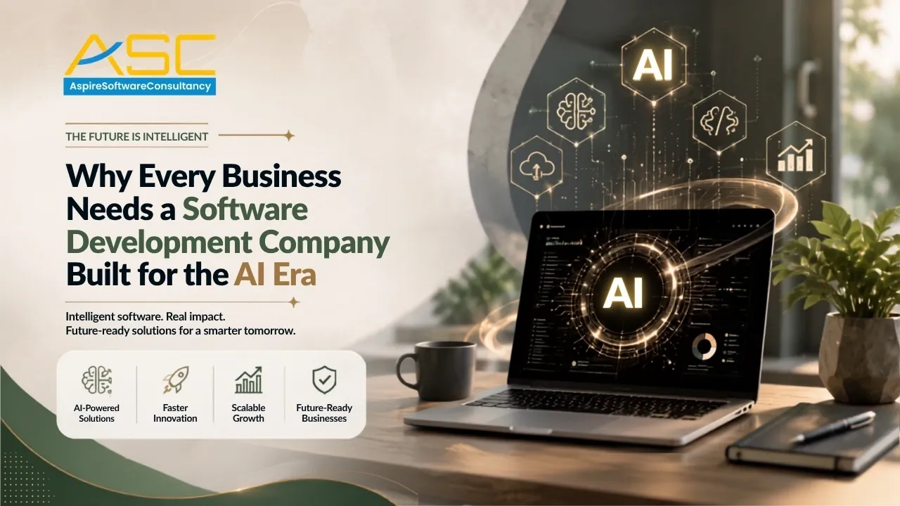 Software development company building AI-powered solutions for future-ready businesses