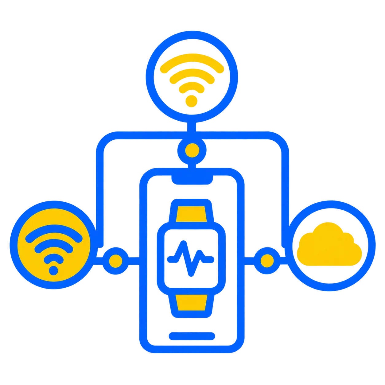 IoT and wearable app development icon